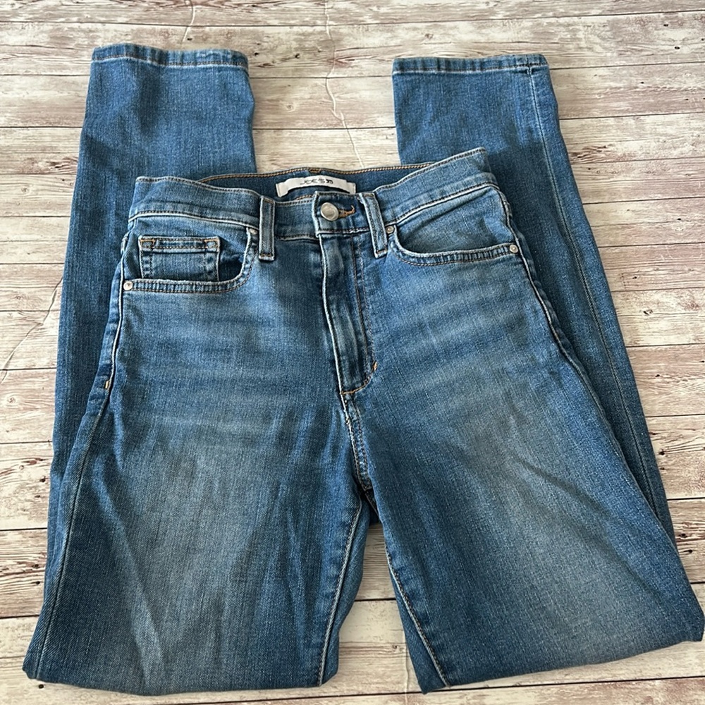 Joes Jeans High Rise Slim Cigarette Ankle Jeans in Wilbur Wash - Picture 2 of 12